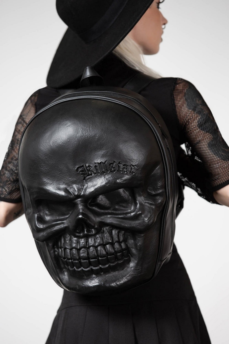 Killstar Grave Digger Backpack Černé | PUDAQR-062