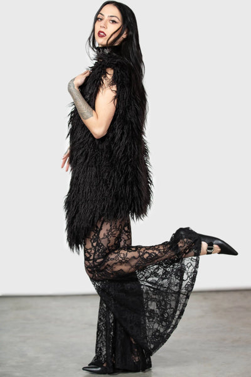 Killstar Heartfelt Mercy Flares Černé | PMBJFW-526