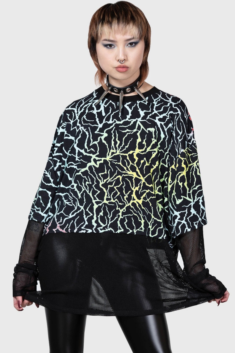 Killstar Heaven Sent Top Černé | NJVDYQ-139