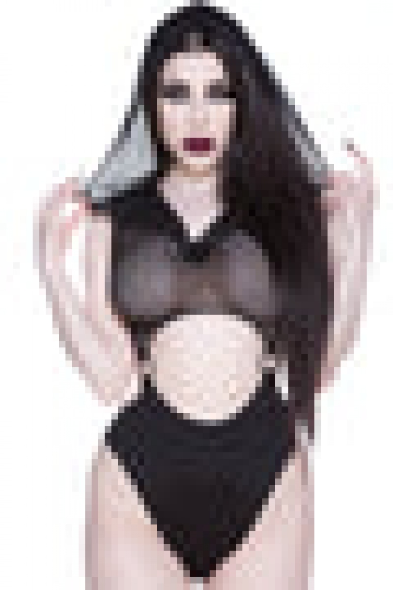 Killstar Hellen Bodysuit Černé | IQBSXW-261 
