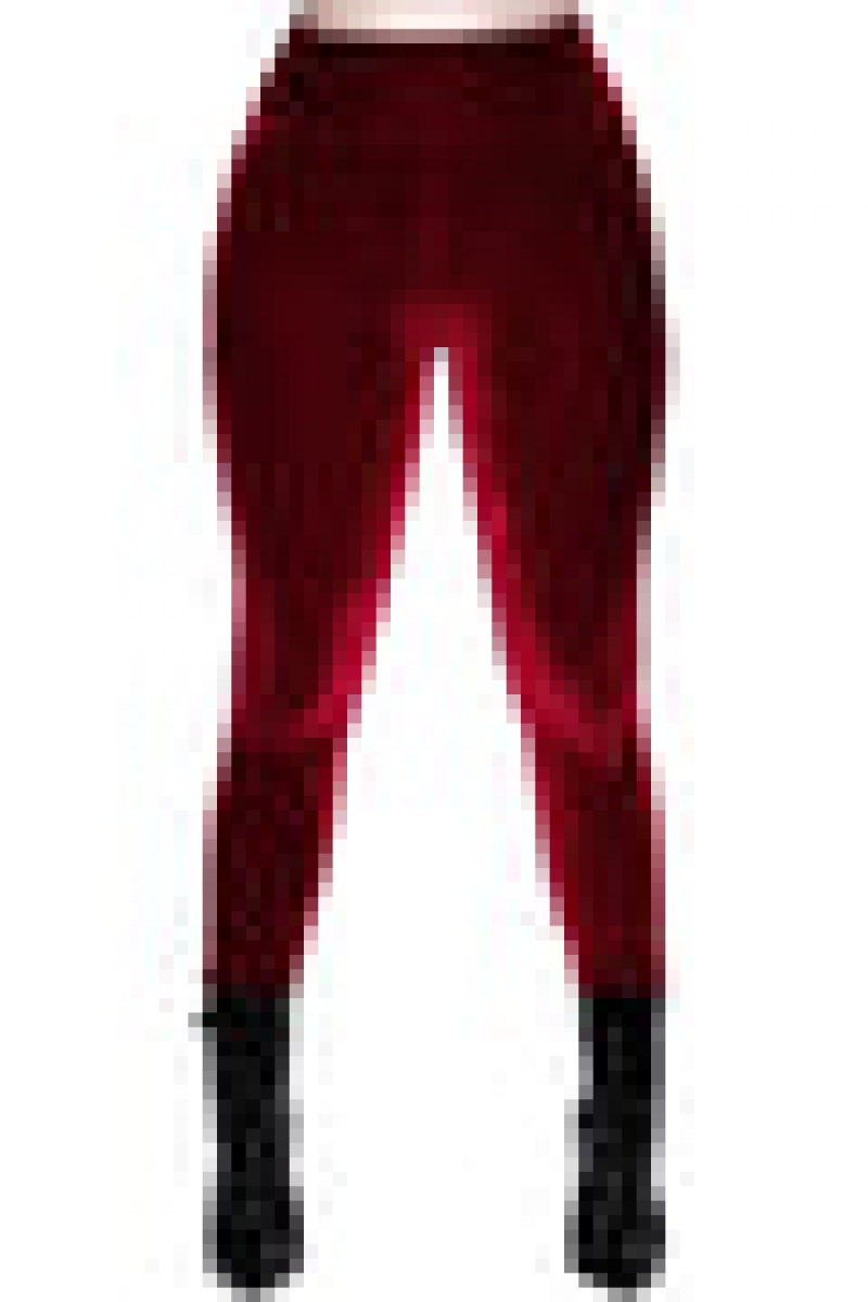 Killstar Hematite Leggings [RUBY] Červené | XBZGCF-718