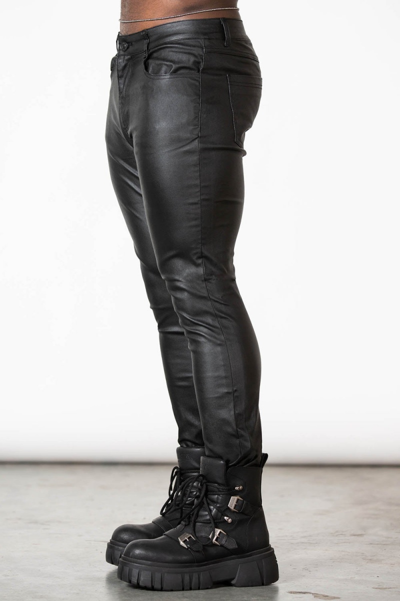Killstar Hendrik Jeans Černé | TKXGPJ-946