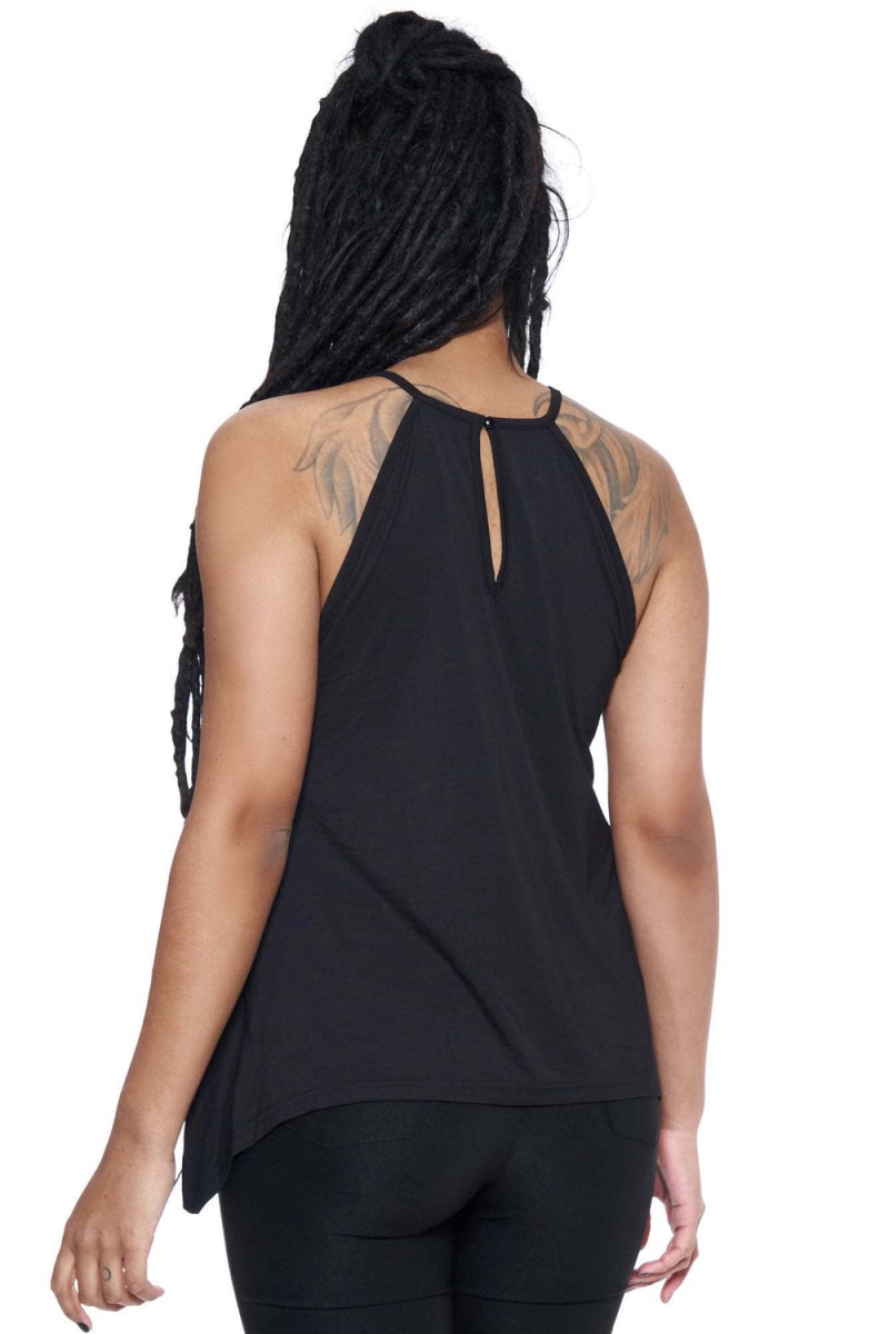Killstar Hex Vest Top Černé | VYIJAM-895