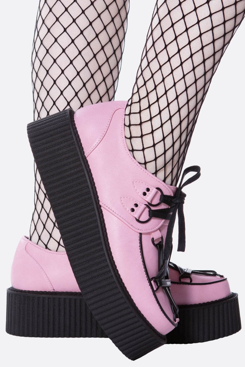 Killstar Hexellent Creepers [PASTEL PINK] Růžové | DMTWPR-637