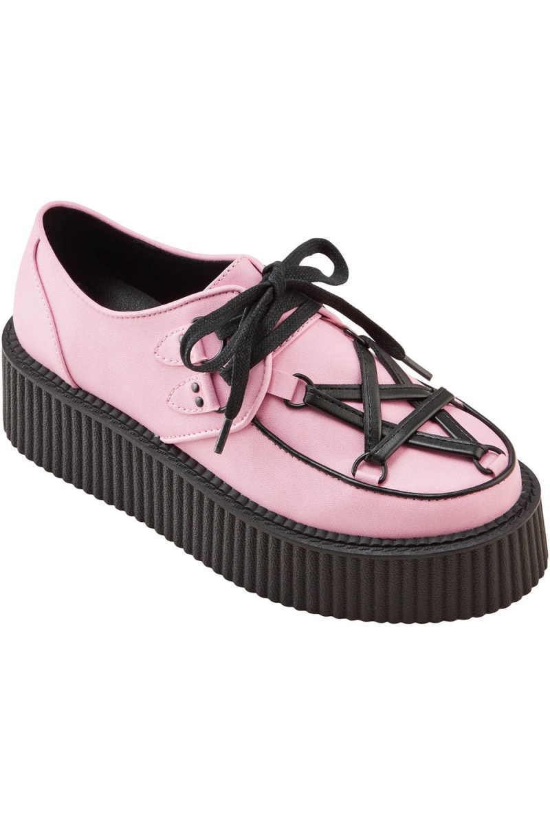 Killstar Hexellent Creepers [PASTEL PINK] Růžové | DMTWPR-637