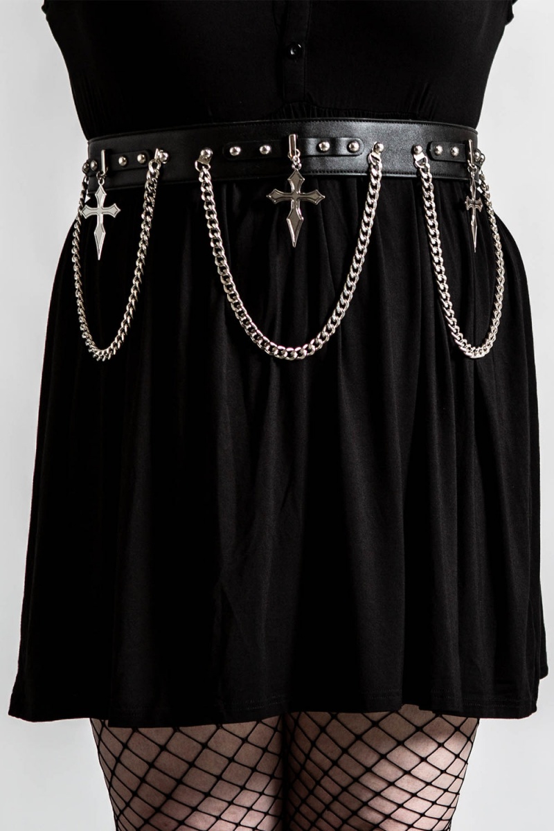 Killstar Hope To Die Cross Belt [PLUS] Černé | RMDBNE-705