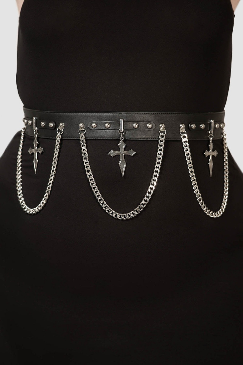 Killstar Hope To Die Cross Belt [PLUS] Černé | RMDBNE-705