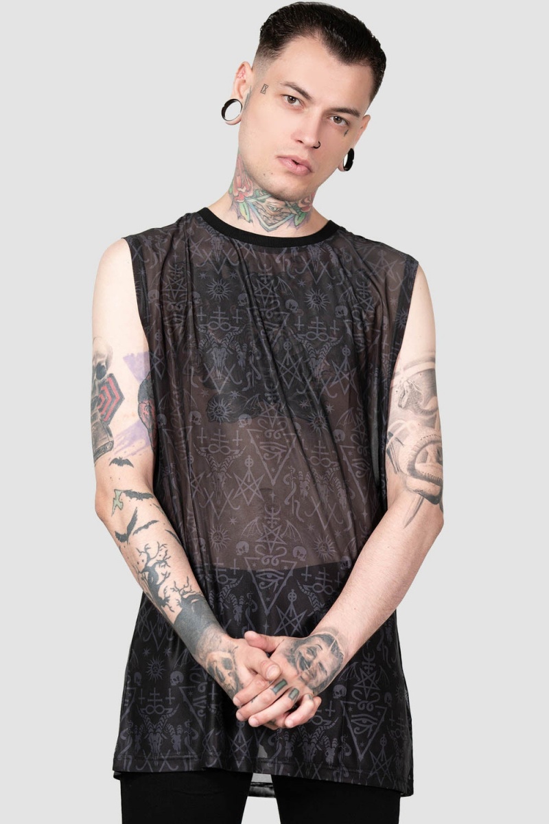 Killstar Infernal Ashes Vest Černé | STNXRA-291