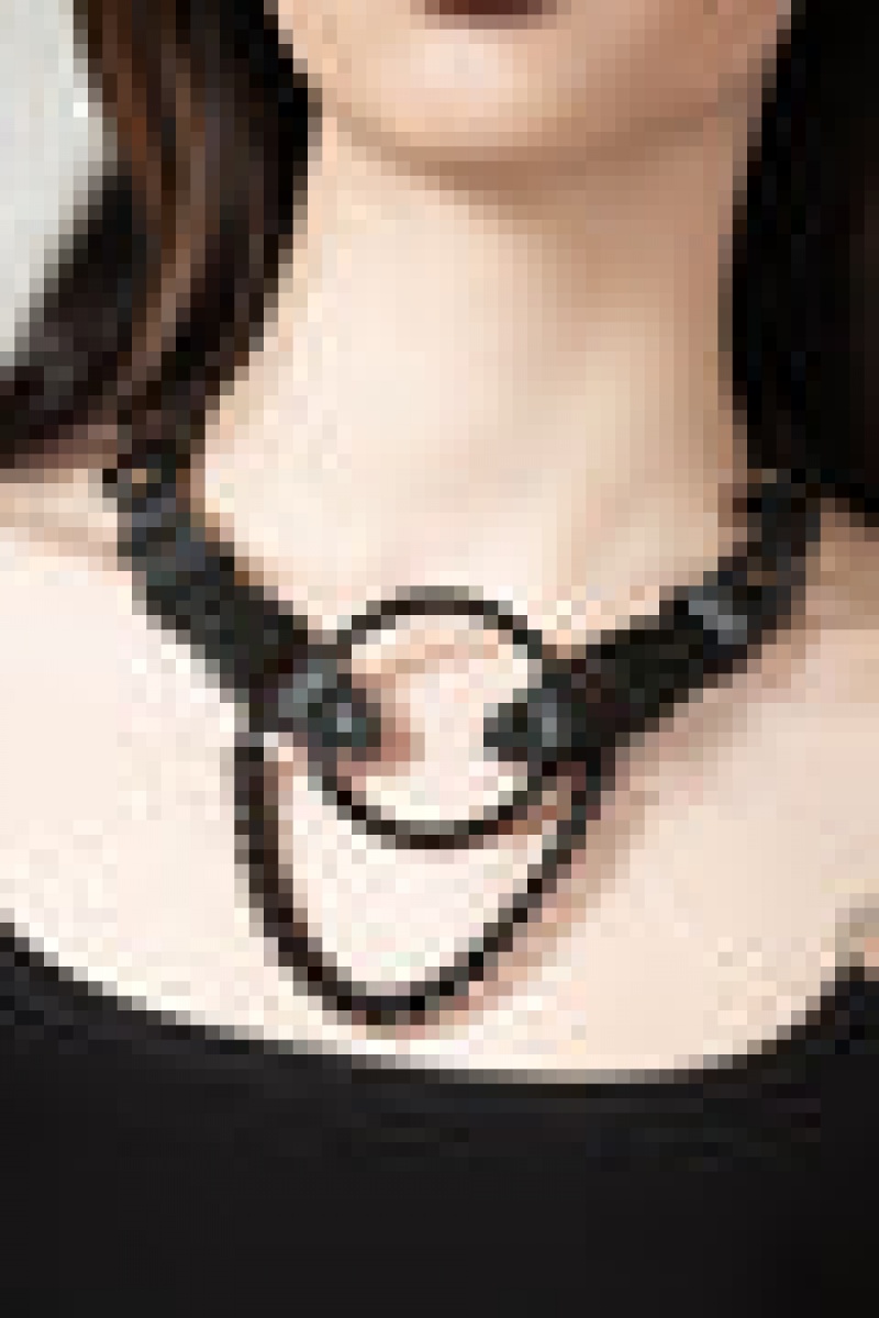 Killstar Insertion Chain Choker Černé | BHGCVY-730