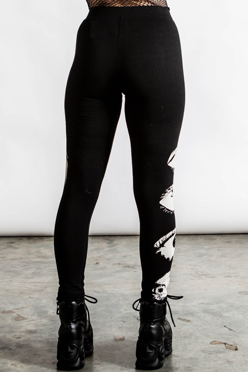 Killstar Insomnia Leggings Černé | DMVPNX-385