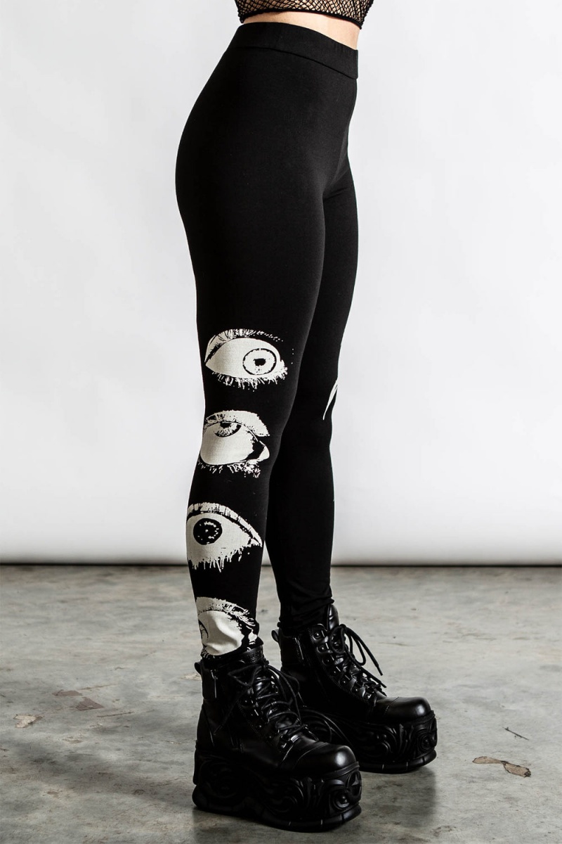 Killstar Insomnia Leggings Černé | DMVPNX-385
