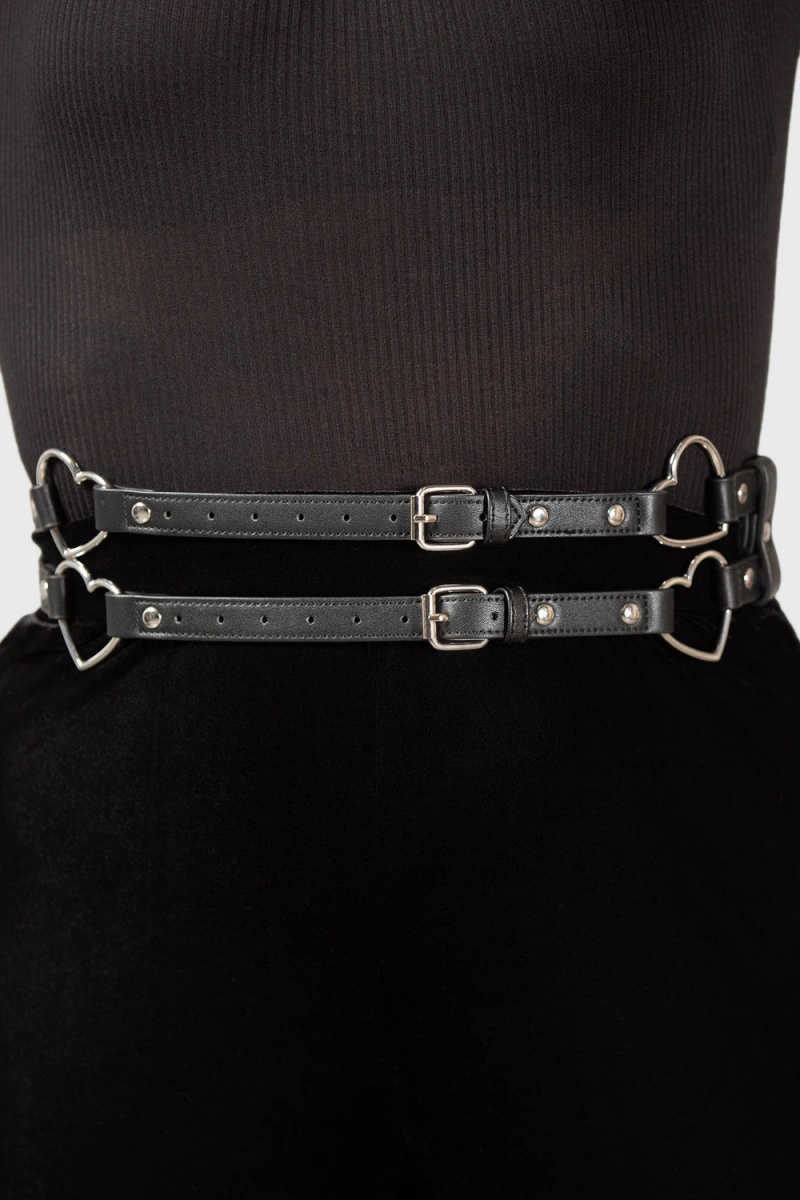 Killstar Irene Belt Černé | RQJKYT-206