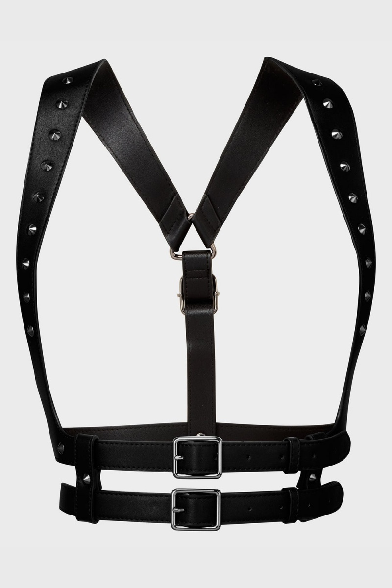 Killstar Ivy Harness Černé | ASEULZ-716