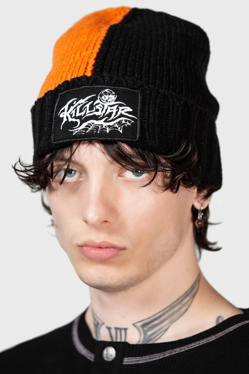 Killstar Jack O'Lantern Beanie Oranžové | JSVOAX-582