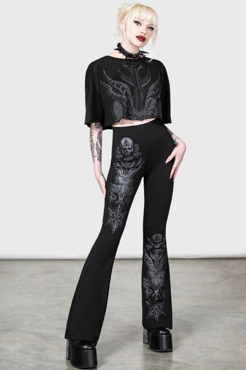 Killstar Late Dawn Flares Černé | VEAIQG-509