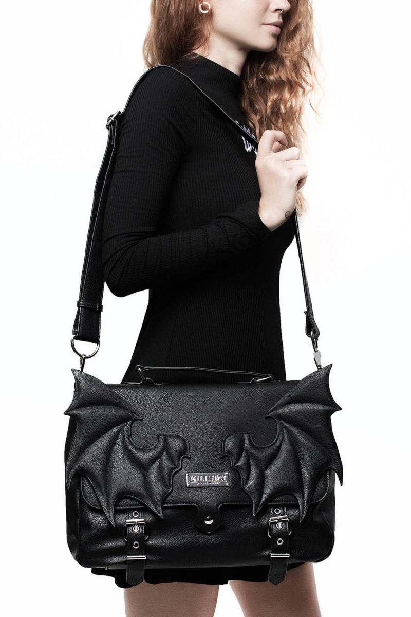 Killstar Le Fey Messenger Bag Černé | YLNXSD-015