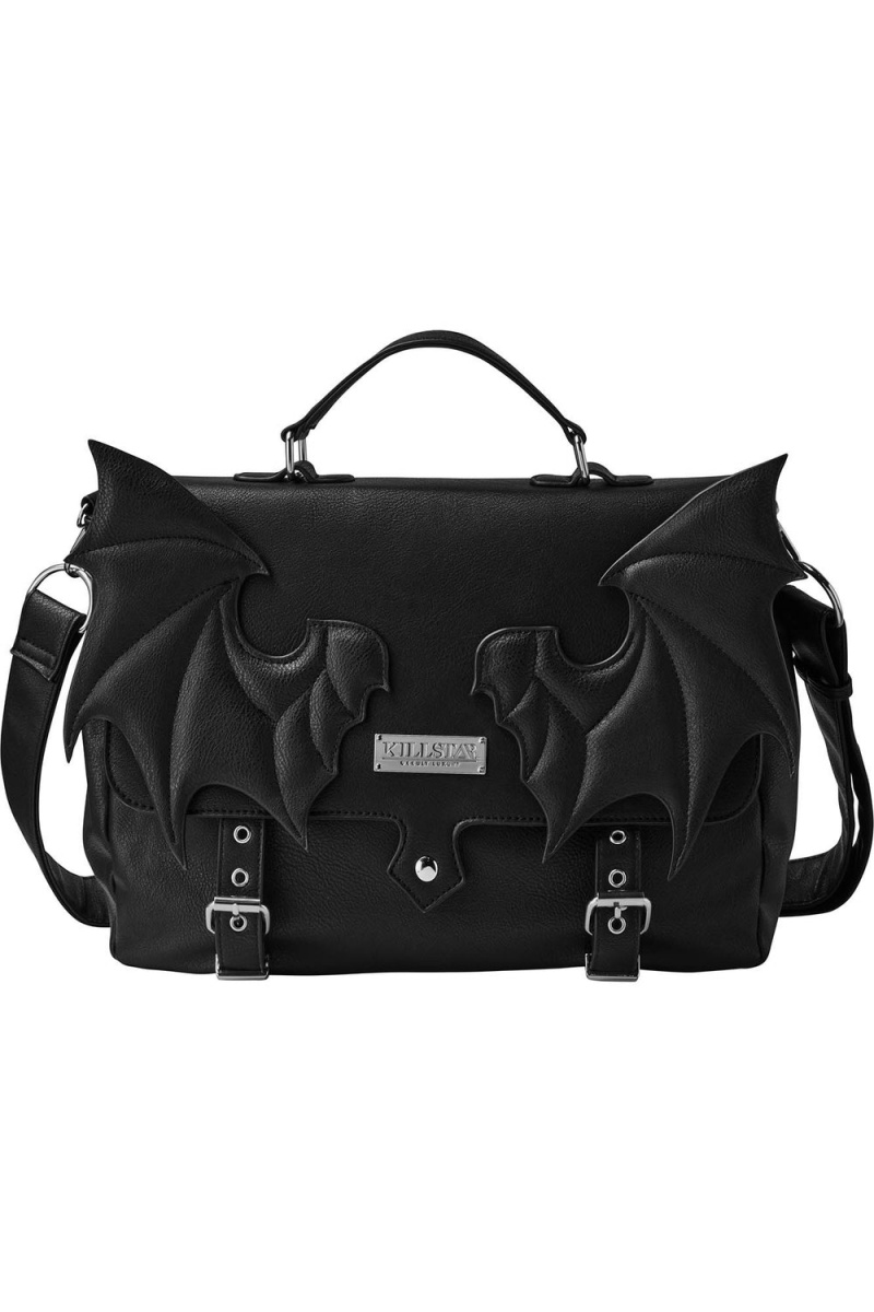 Killstar Le Fey Messenger Bag Černé | YLNXSD-015