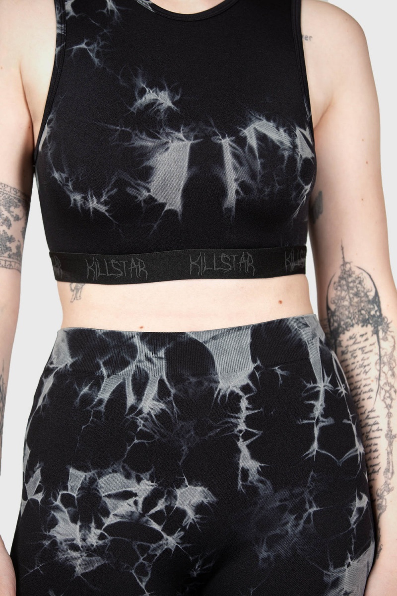 Killstar Leshy Crop Top Černé | XOZAPL-687