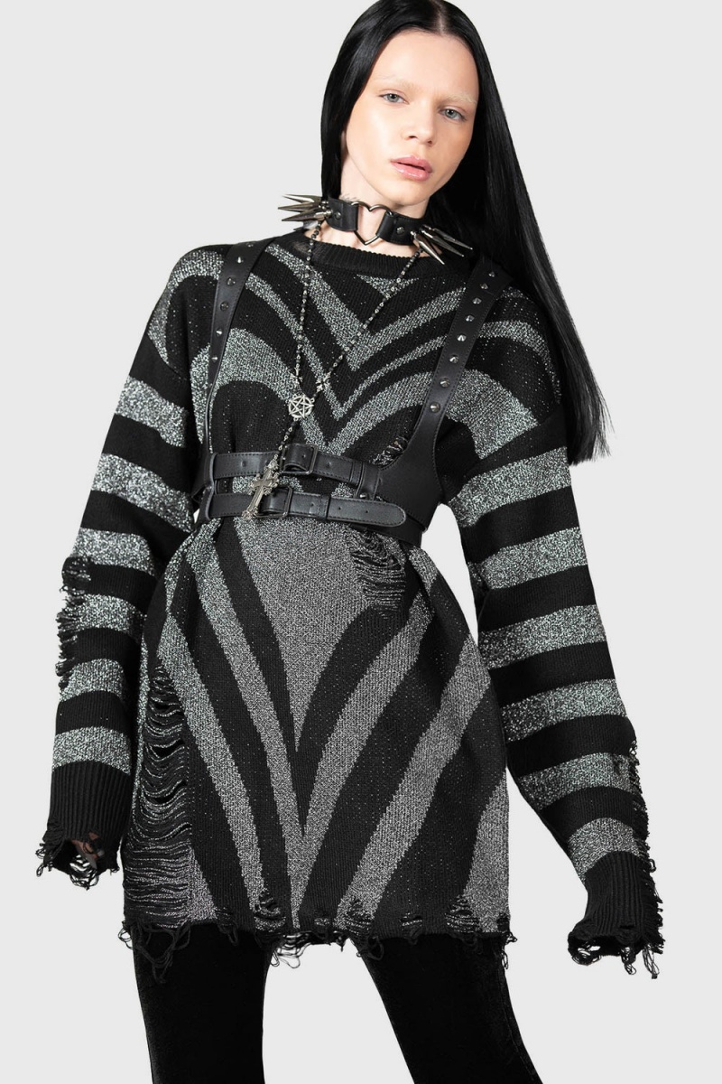 Killstar Libi Svetrové [B] Černé | MATRSF-690