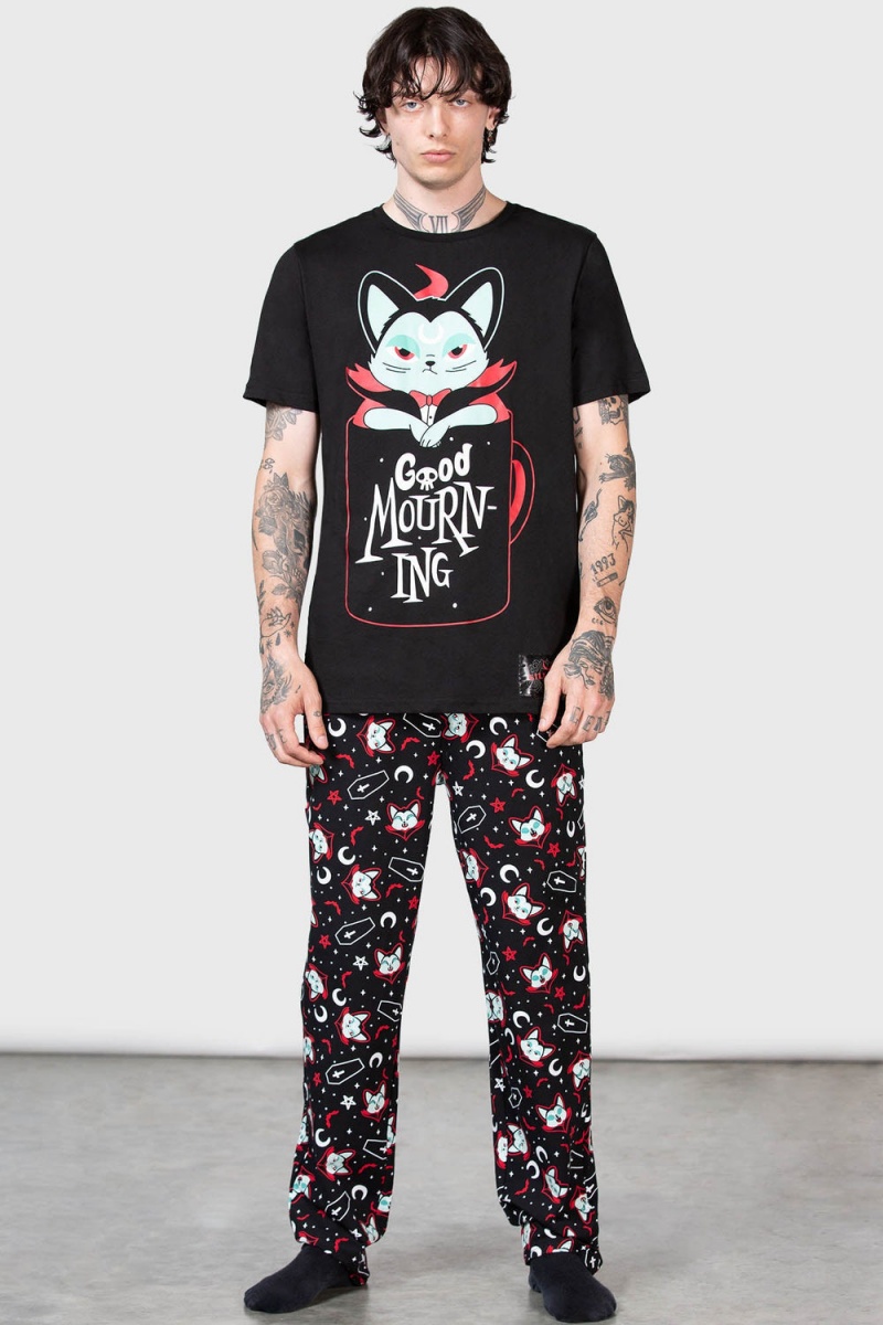 Killstar Lil Vampurr Lounge Pants Černé | UQGVEC-469