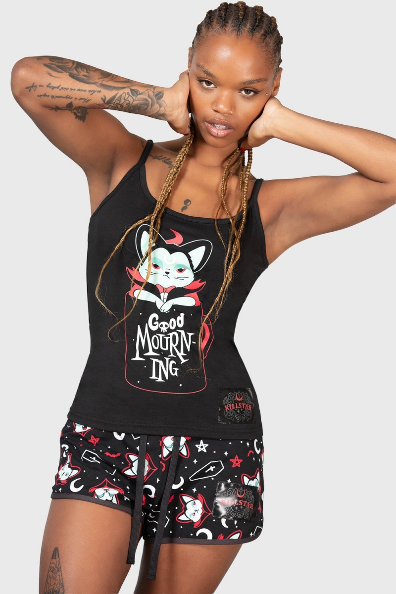 Killstar Lil Vampurr Shorts Černé | RLXTZF-269