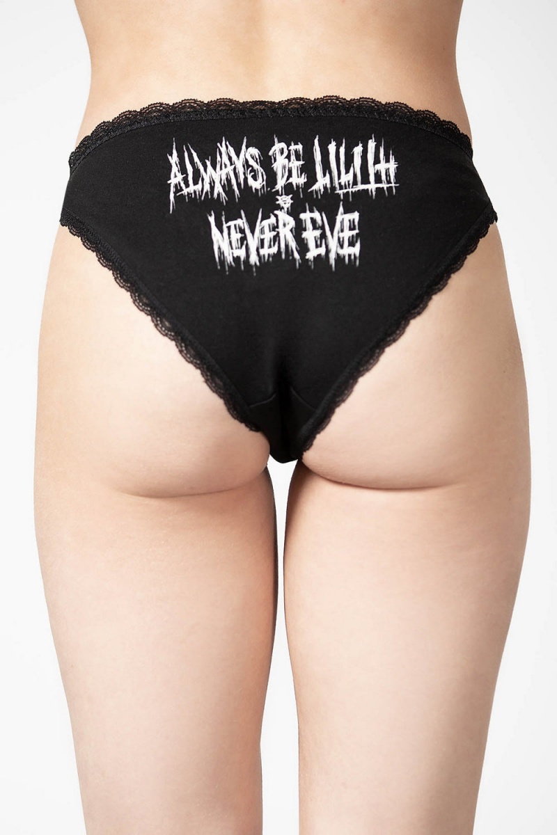 Killstar Lilith's Blood Panty Černé | WYMHGO-013