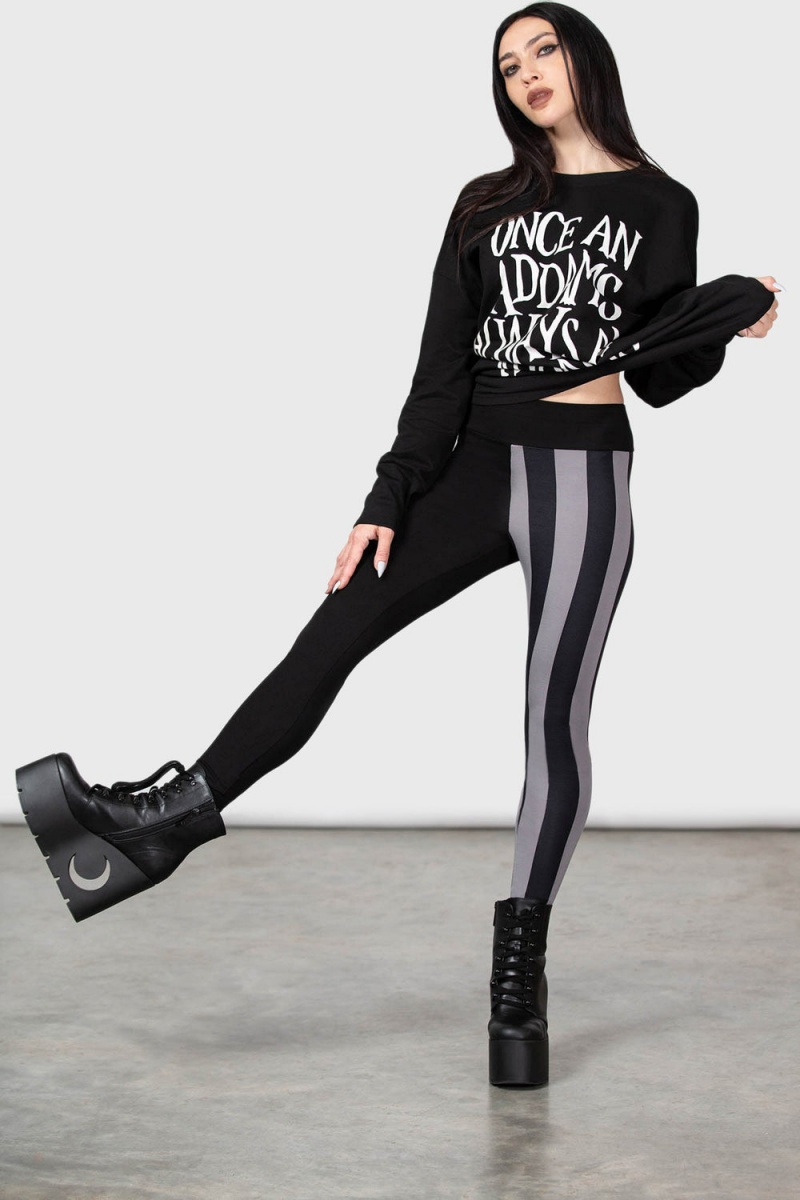 Killstar Loathe Leggings Černé | IFXMQS-028