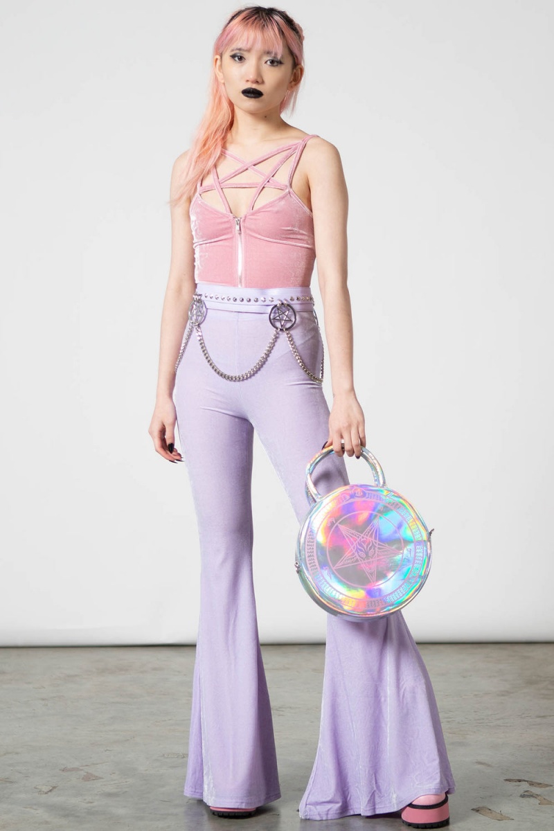 Killstar Lost In Sin Zip Top [PASTEL PINK] Růžové | CIXUBK-829