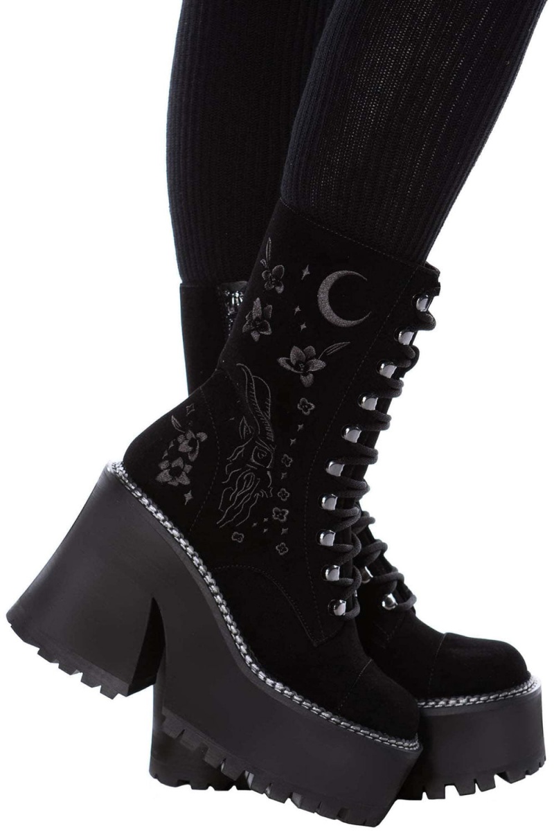 Killstar Luci-Fairy Boots Černé | ELJNZV-325