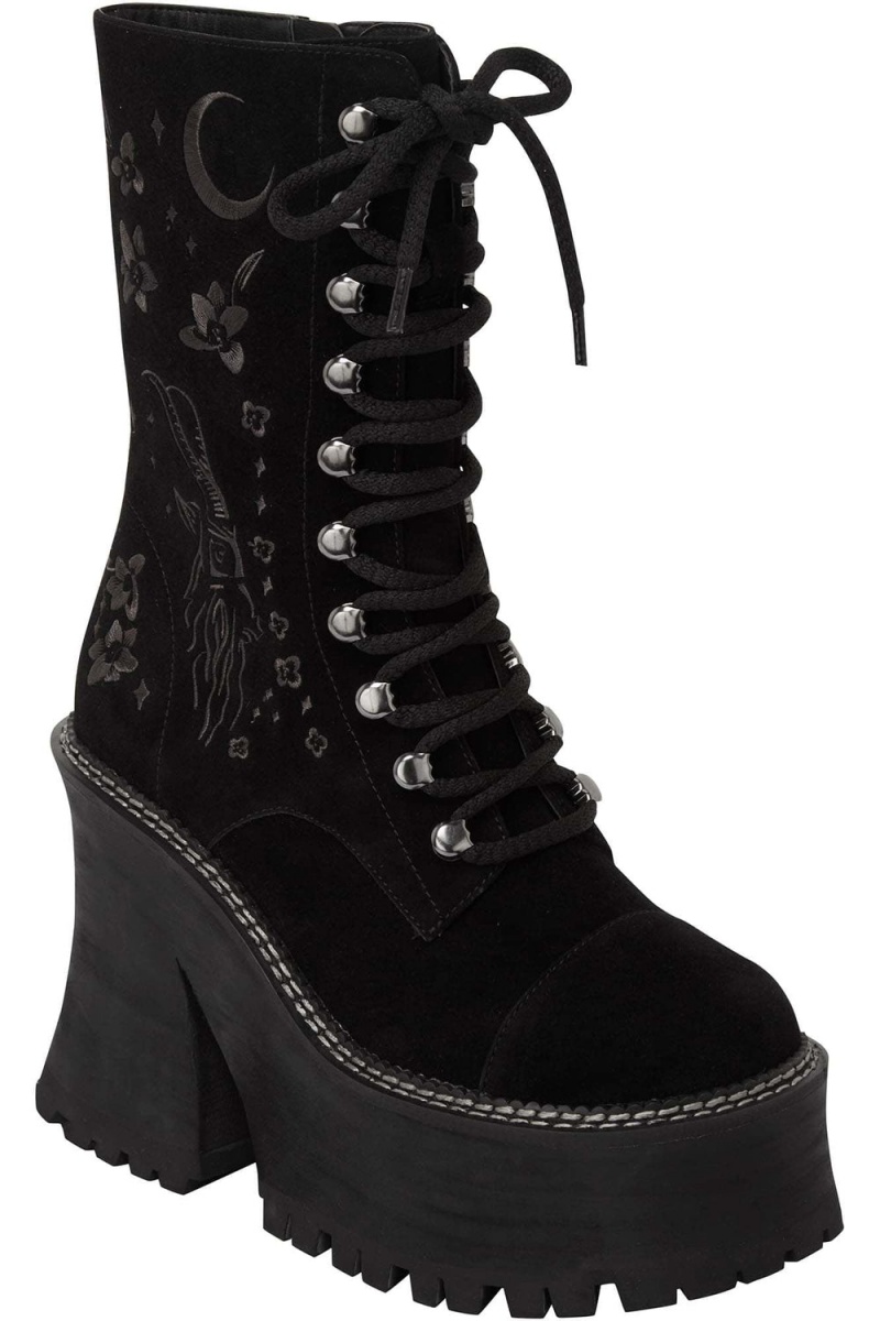 Killstar Luci-Fairy Boots Černé | ELJNZV-325