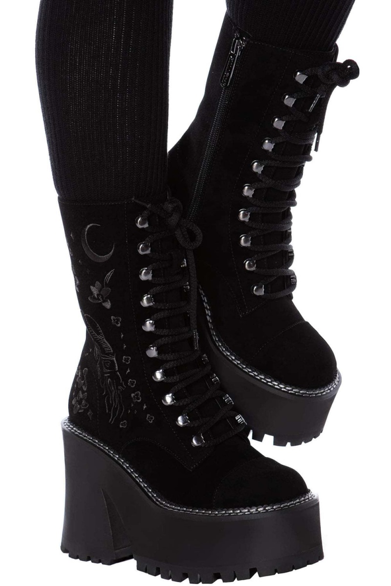 Killstar Luci-Fairy Boots Černé | ELJNZV-325