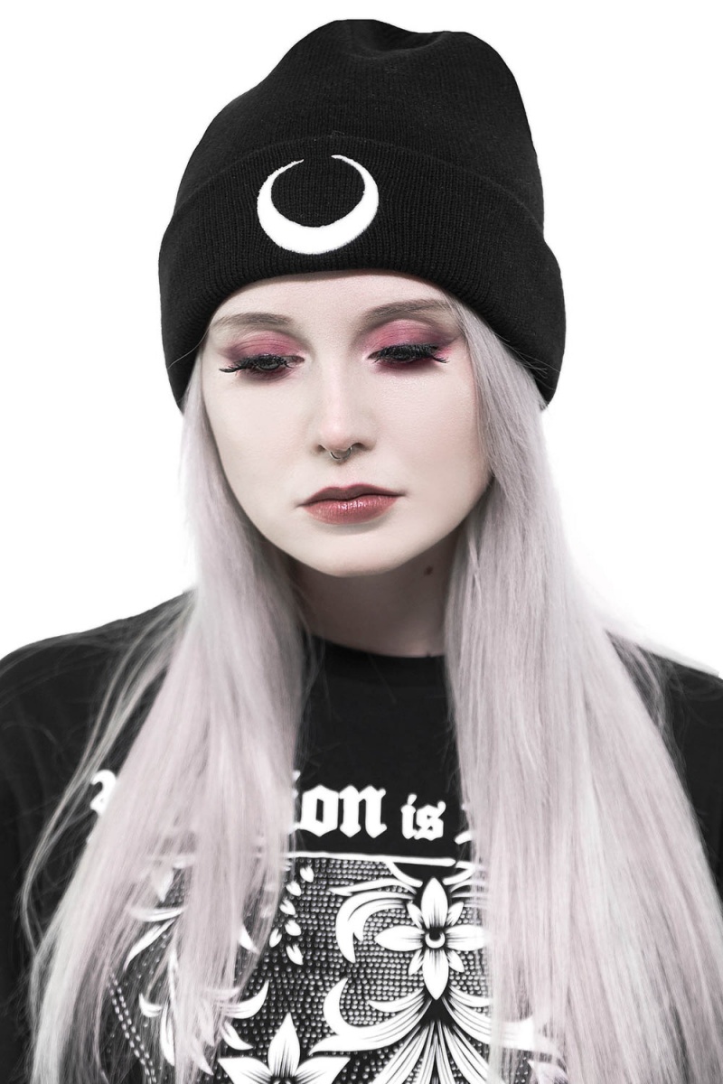 Killstar Luna Beanie [B] Černé | JDKLFG-653