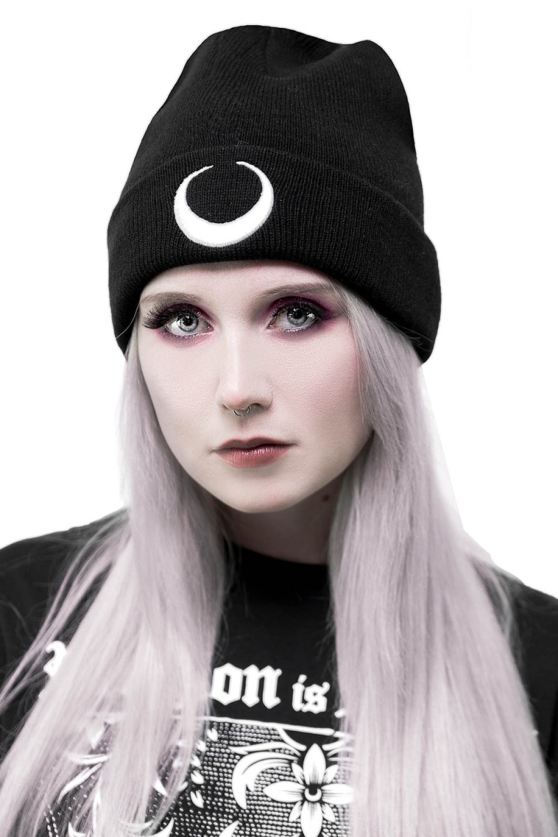 Killstar Luna Beanie [B] Černé | JDKLFG-653