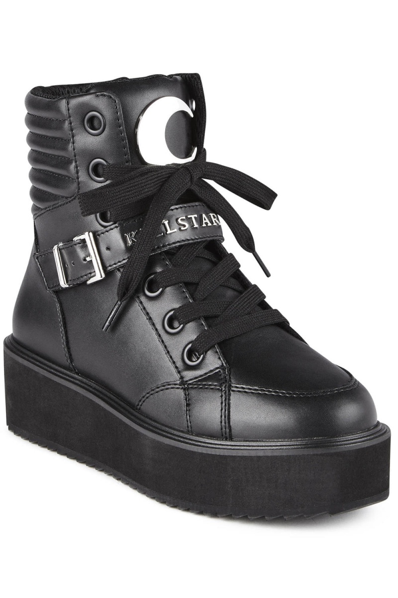 Killstar Luna High Tops [B] Černé | JOYMXW-456