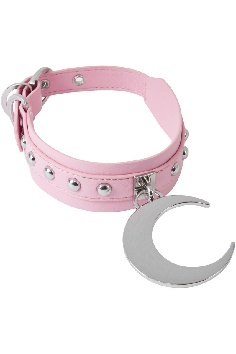 Killstar Lunar Daze Choker [PASTEL PINK] Růžové | EZISKH-490