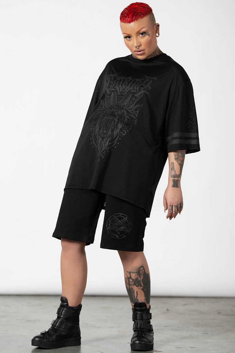 Killstar Mega Meh Mesh Top Černé | YZGHJA-423