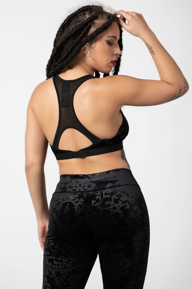 Killstar Moody Bralet Černé | VQKDAS-385