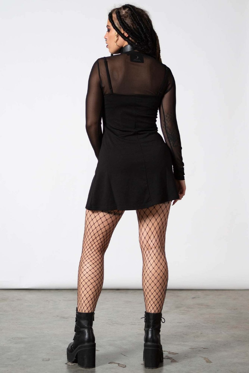 Killstar Morning 2-Piece Šaty Černé | XZTIJE-869