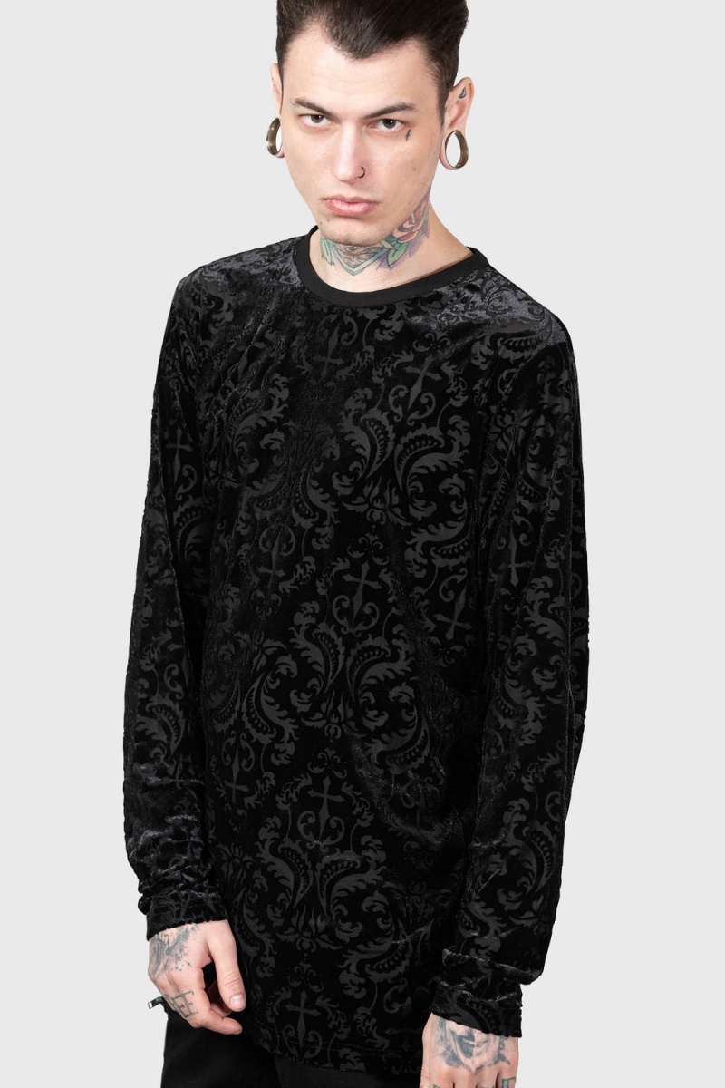 Killstar Morose Top Černé | RBYOXI-457