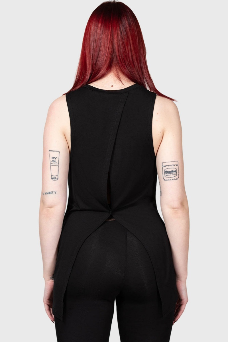 Killstar Mors Vest Černé | FNEUQG-018