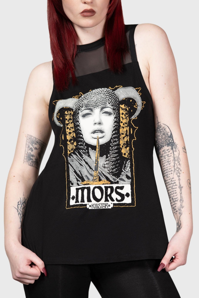 Killstar Mors Vest Černé | FNEUQG-018