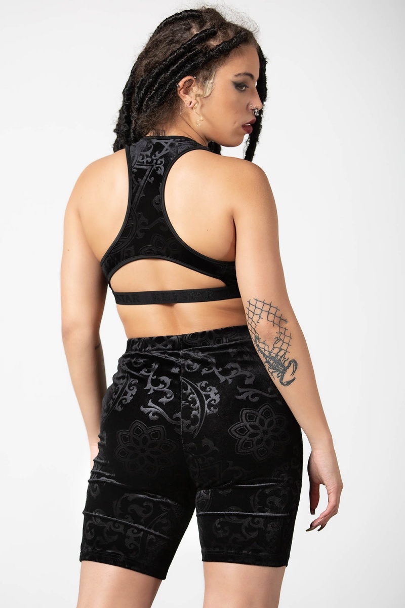 Killstar Mortalia Bralet Černé | AVYZHD-246