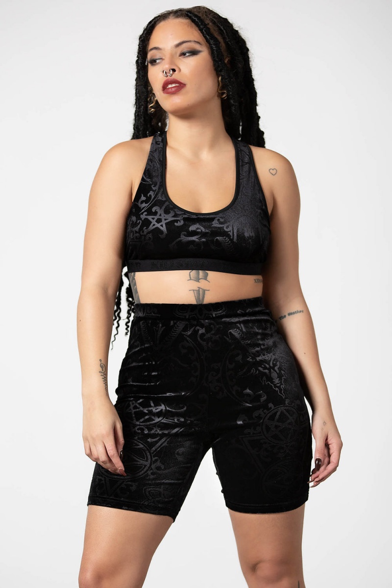 Killstar Mortalia Bralet Černé | AVYZHD-246