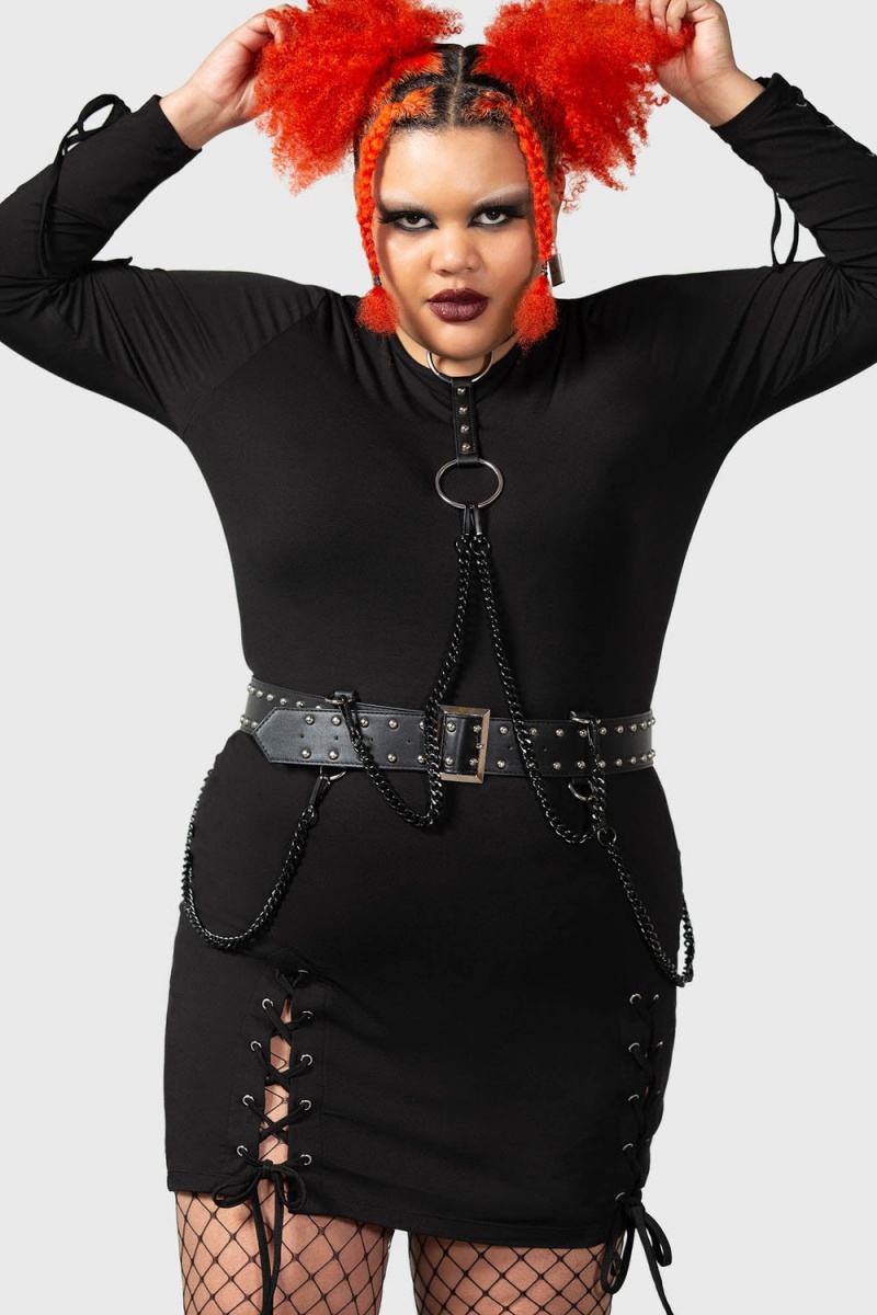 Killstar My New Muse Harness [PLUS] Černé | SBFOJP-803