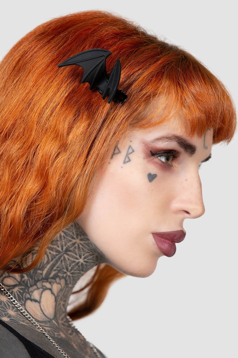 Killstar Night Creature Hair Clip Černé | OEBVGN-716