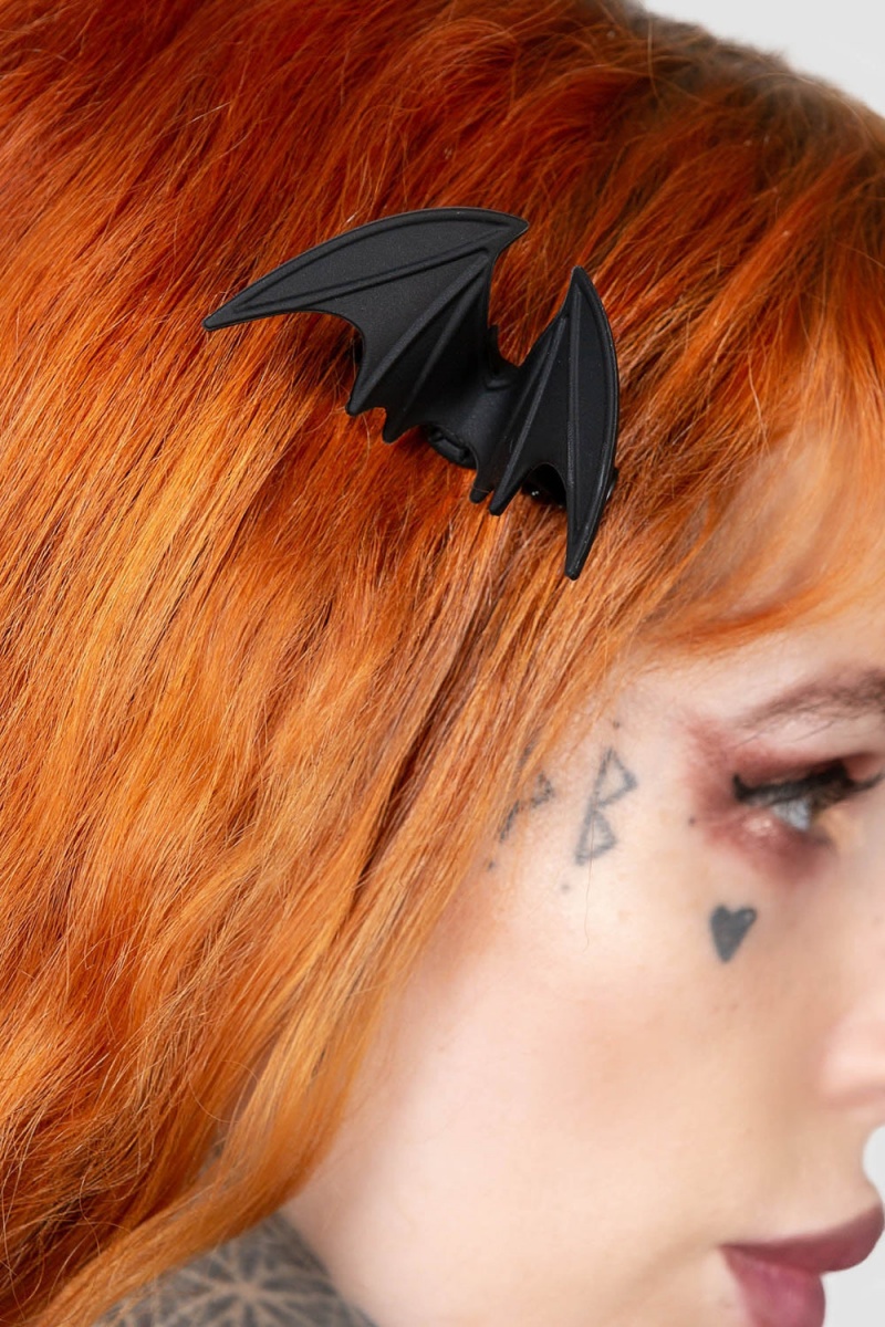 Killstar Night Creature Hair Clip Černé | OEBVGN-716