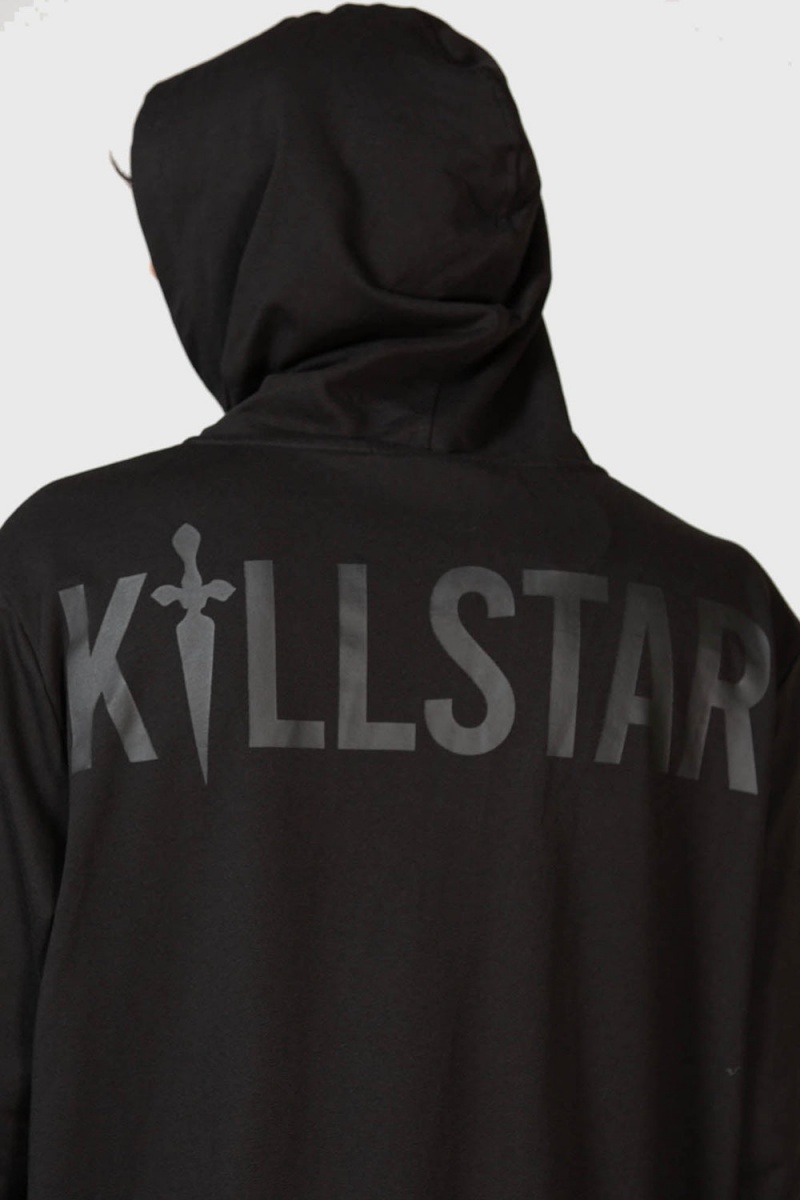 Killstar Nighttime Demise Hoodie Černé | OWSCJV-123