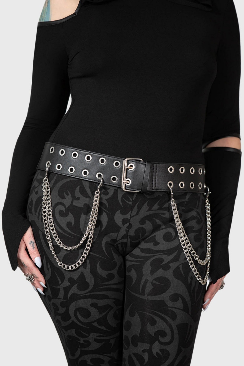 Killstar Nilfheim Belt Černé | SFQRZI-971