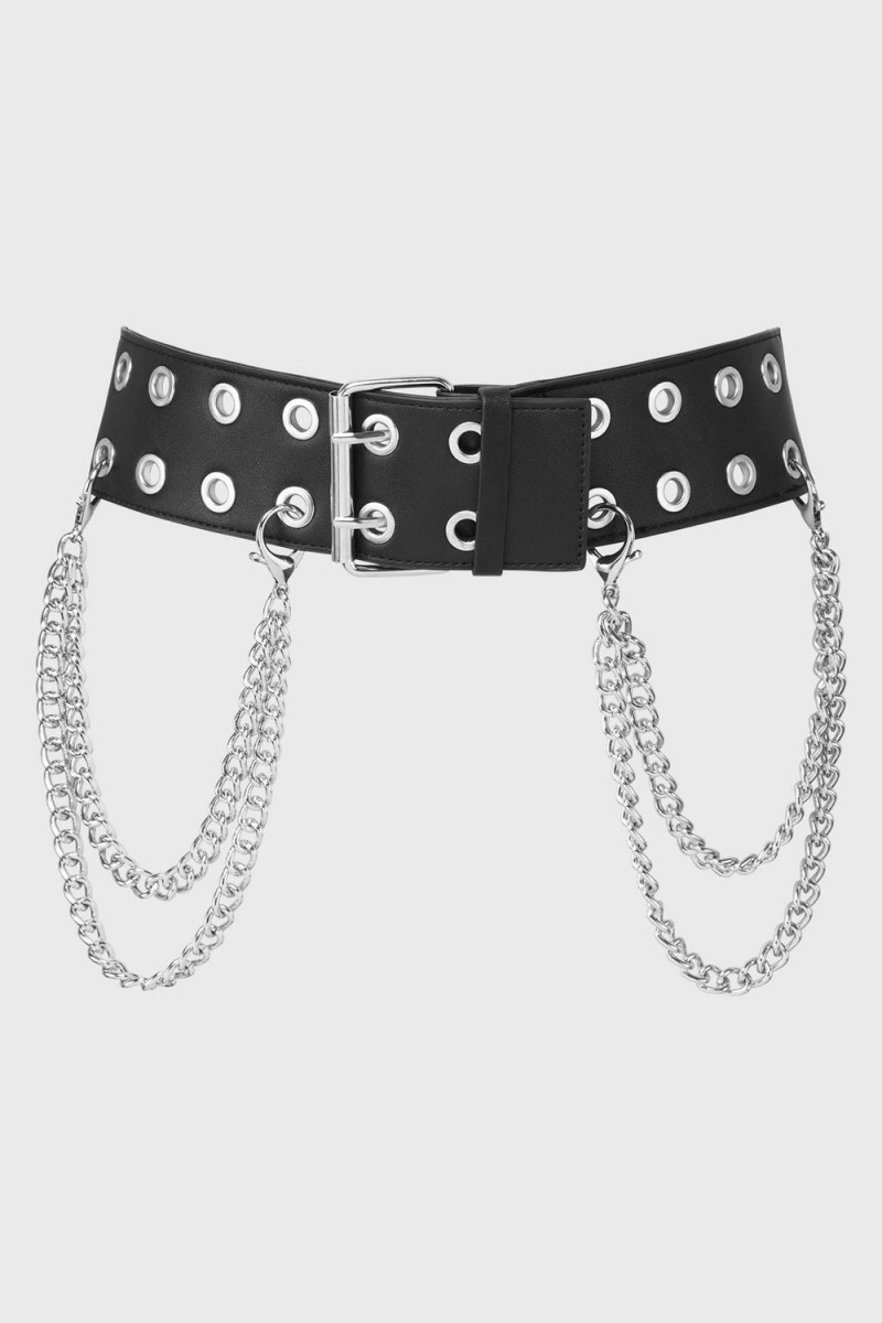Killstar Nilfheim Belt Černé | SFQRZI-971