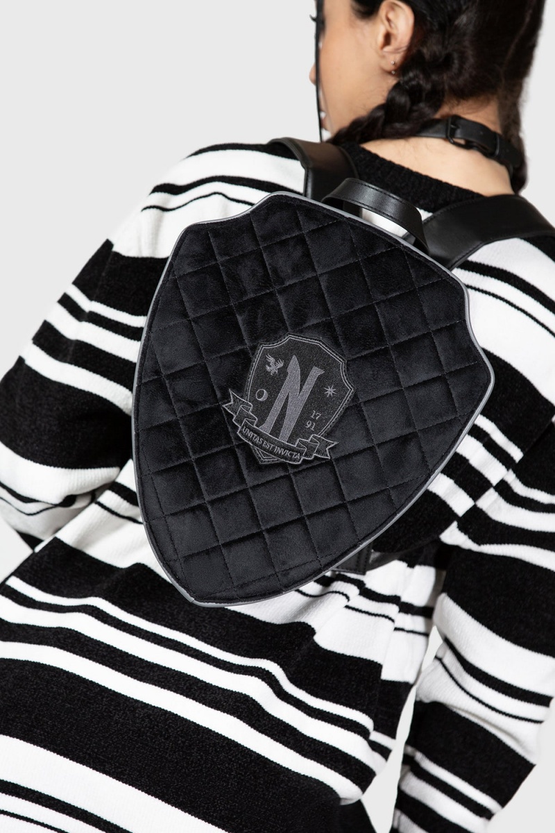 Killstar Not Friends Materiál Backpack Černé | LIUFXR-680
